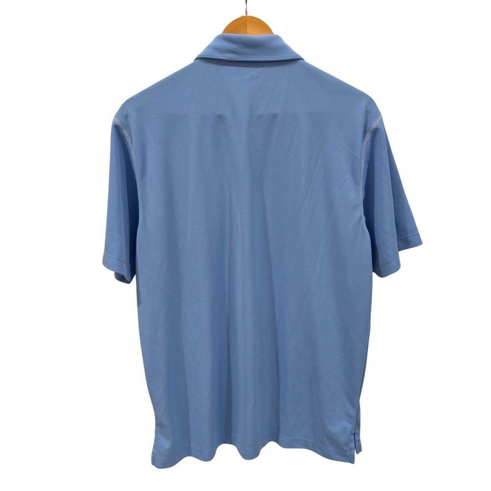 Columbia Golf Ole Miss 2022 National Champions Polo Shirt Omni-Wick L Blue - Picture 2 of 9